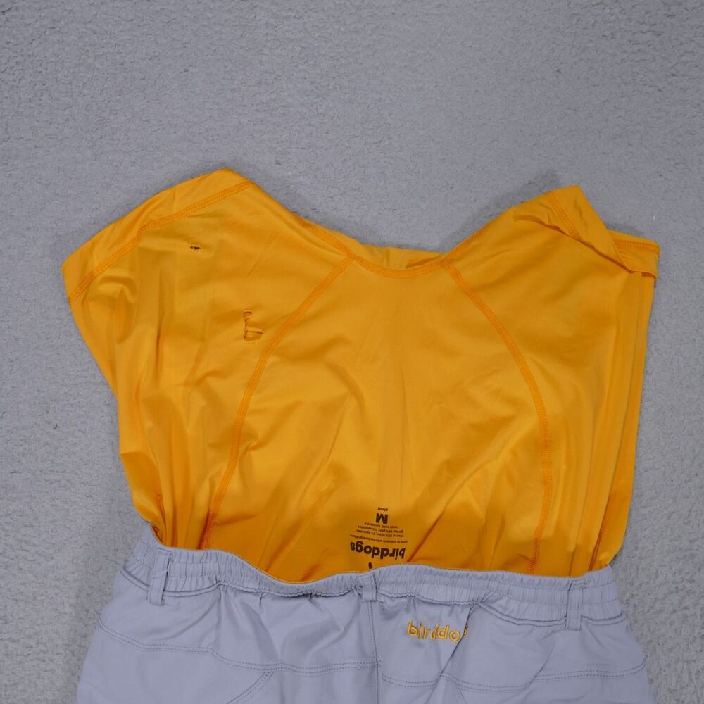 Birddogs Shorts Mens Medium Gray Lined Elastic Waist Drawstring Zip Pocket 6" in - Picture 10 of 16